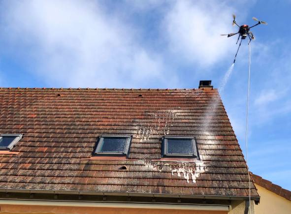 Traitement par drone — TSCouverture couvreur Lunel